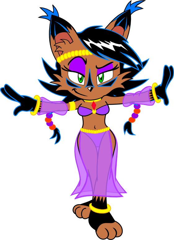 Nicole The Lynx Belly Dancer (562x775)