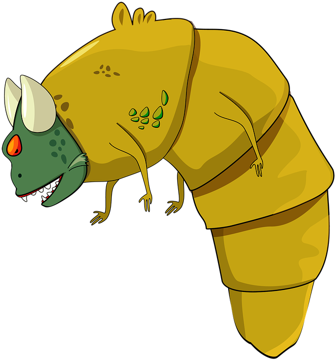 Loch Ness Monster Clipart 25, - Alien Worm Transparent Png (675x720)