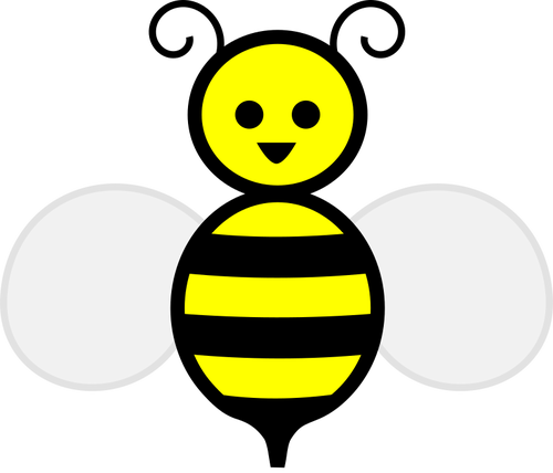 Madu Lebah Gambar - Custom Cartoon Bee Pillow Case (500x428)