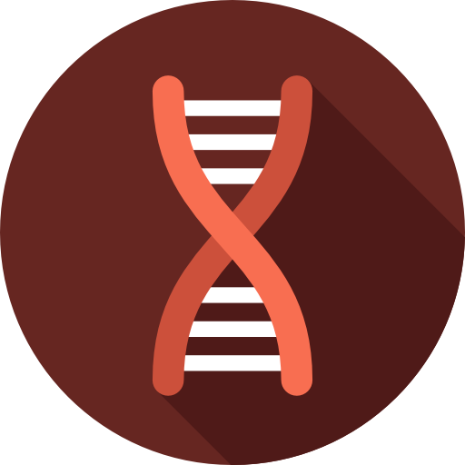 Dna Free Icon - Biology Icon Circle (512x512)