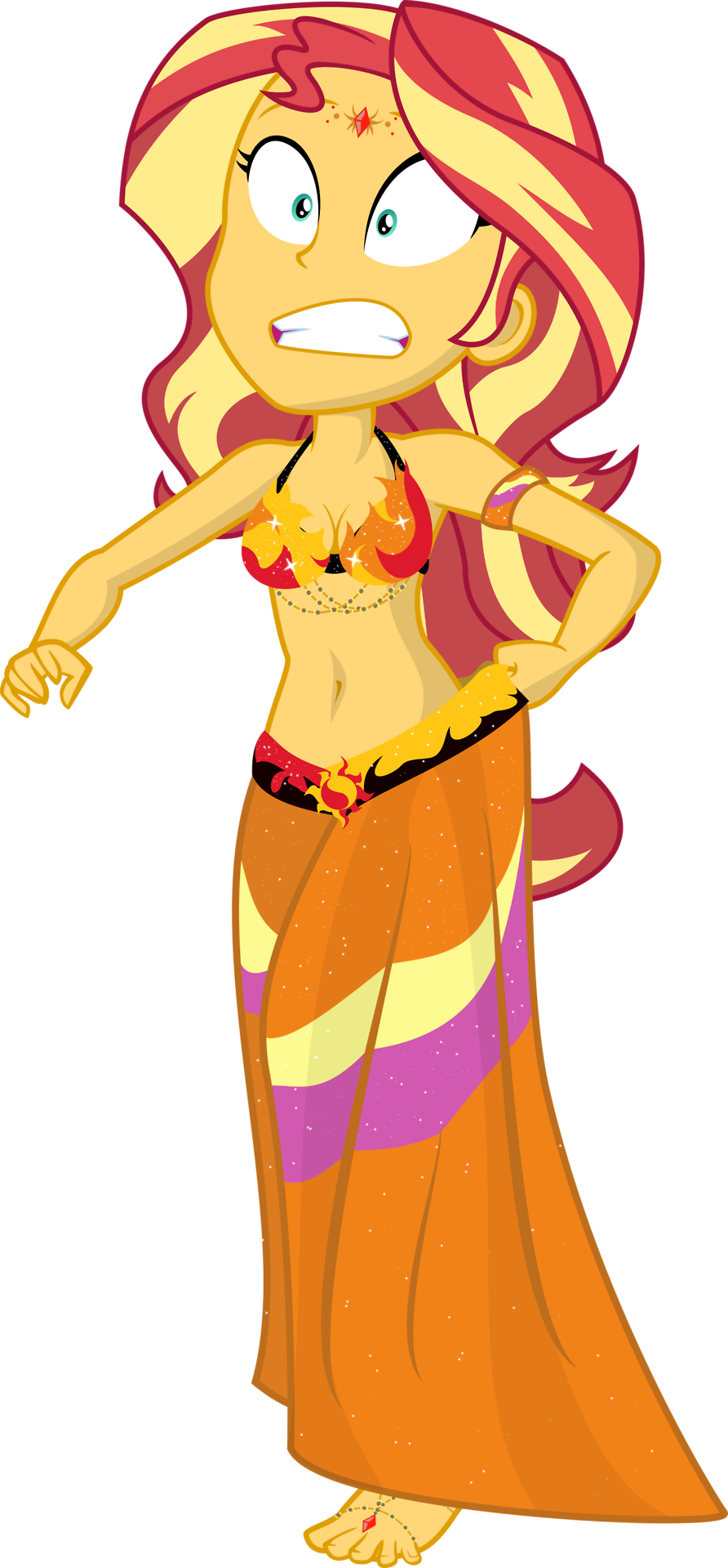 Anime As Belly Dancer (892x1920)