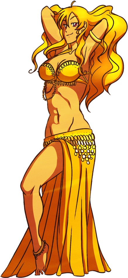Yang Xiao Long Woman Yellow Vertebrate Fictional Character - Art (774x1032)