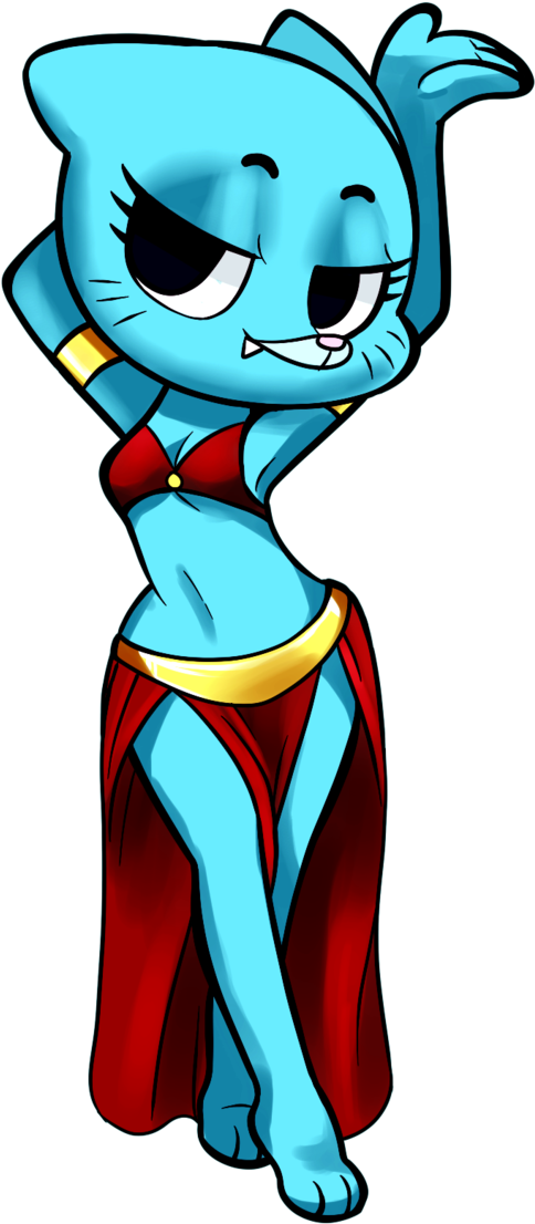 Nicole Belly Dancer By To Nio-d6n4i8z - Sexy Nicole Watterson Gif (643x1243)