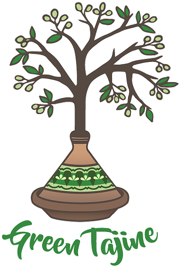 Green Tajine Logo Olive Tree - Business (454x560)