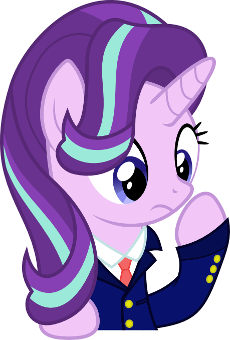 Hotsun6392, Clothes, Necktie, Pony, Safe, Solo, Starlight - Cartoon (459x678)