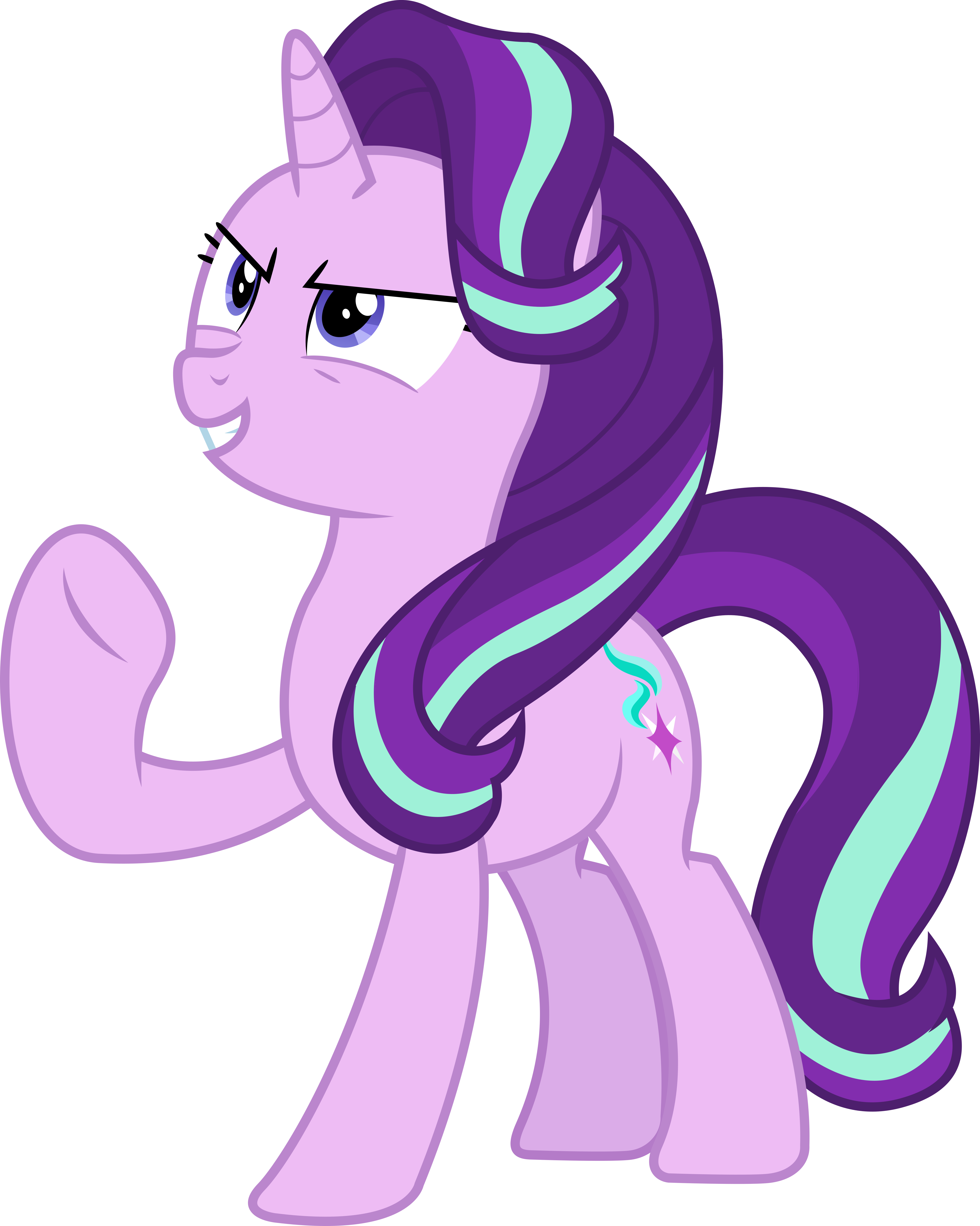 [vector] Starlight Glimmer - Starlight Glimmer Vector (4652x5818)