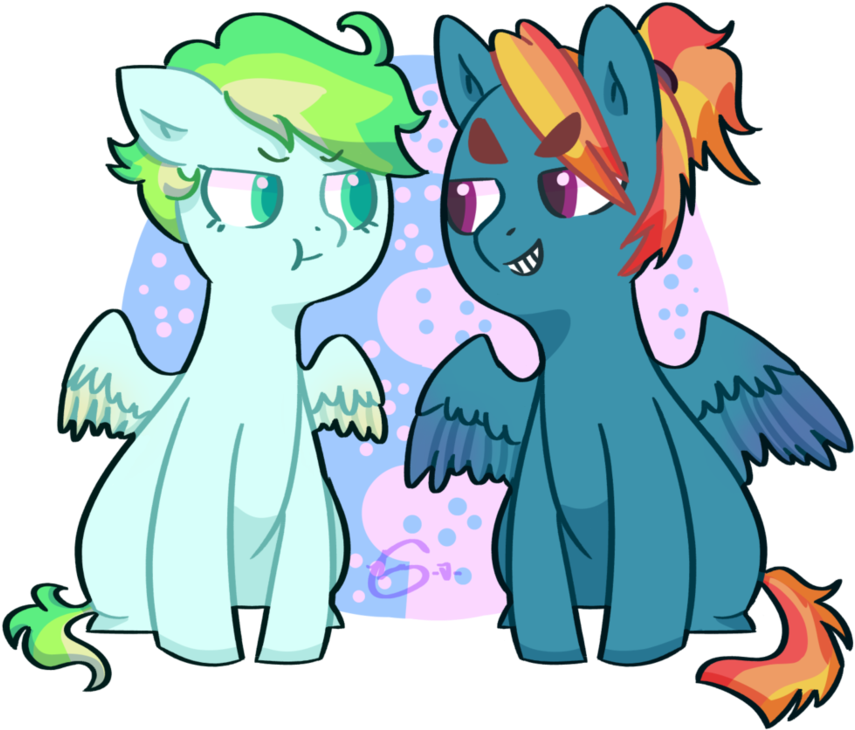 Siblings By Johnathan-leviathan - Cartoon (894x894)