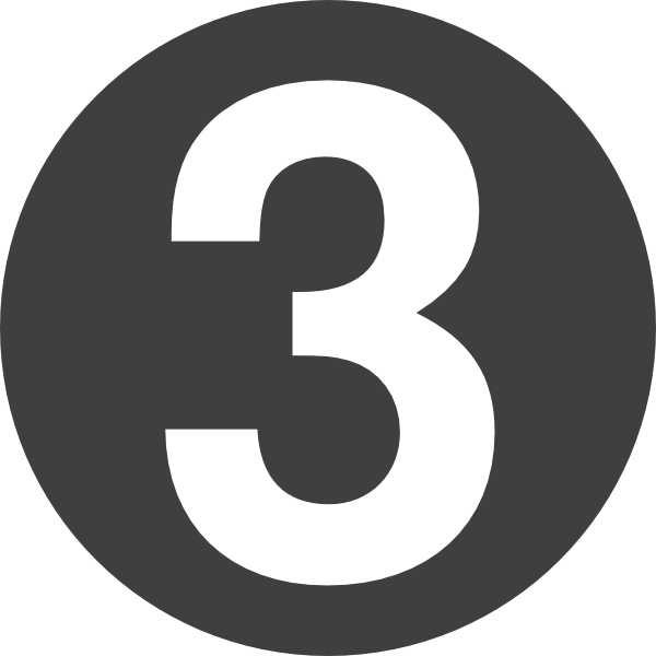 The First Was His Grandfather, A Noted Musician In - Number 3 Clip Art (600x600)