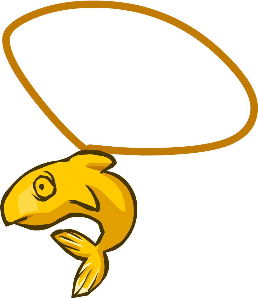 14k Fish Necklace - Club Penguin Fish Items (829x960)