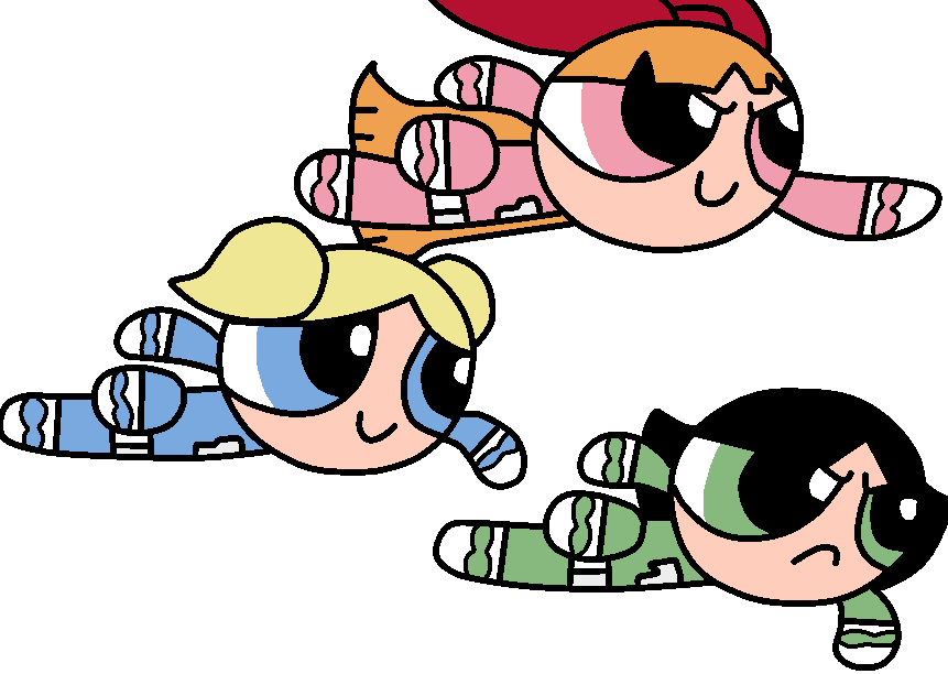 Super Strong Powerpuff Siblings By Funtimeamber - The Powerpuff Girls (861x612)
