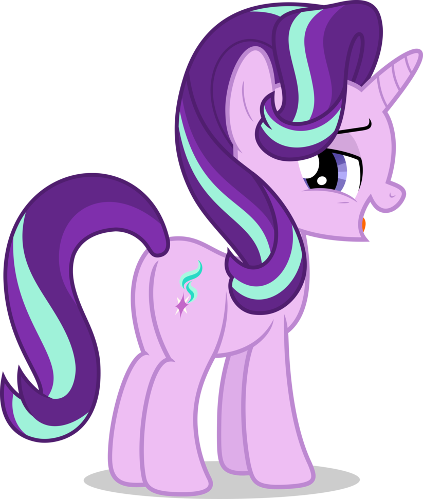 Mlp Fim Starlight Glimmer Vector By Luckreza8 - Starlight Glimmer Side View (823x971)