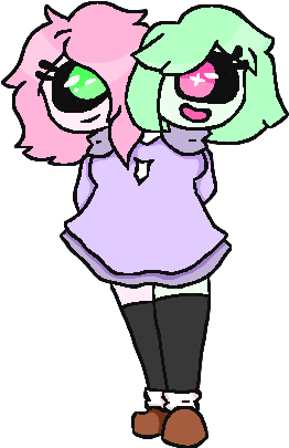 Conjoined Cyclops Siblings Adopt By Tsubakuraqua - Adoption (339x477)