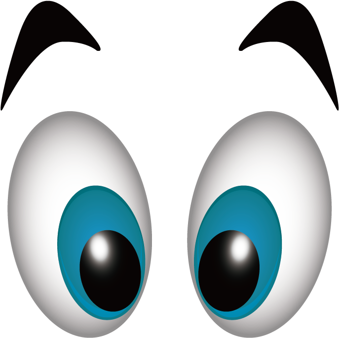 Eyes Png Background Clipart - صور عيون كرتون (821x740)