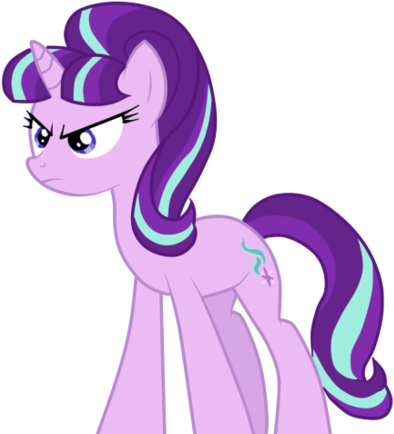 Starlight Glimmer Vector By Amythestshine - Mlp Starlight Glimmer Angry (400x437)