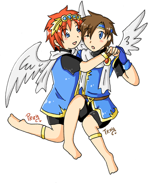 Proy And Troy - Cartoon (650x709)