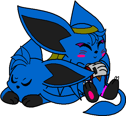 Cross Siblings By Riuauraeon - Cartoon (450x410)