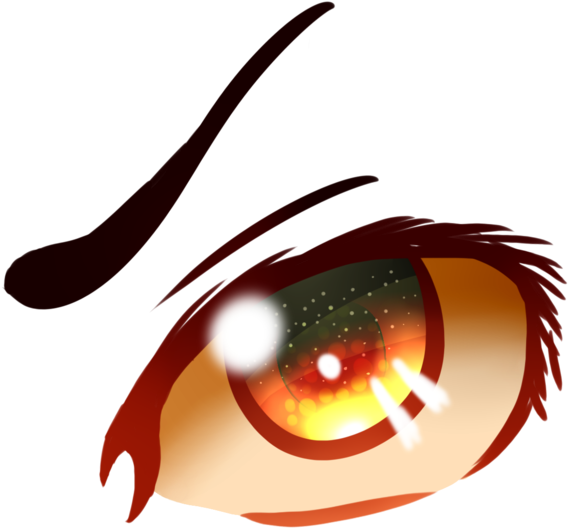 Fiery Eyes Paint Tool Sai Link And Download By Kayakiecat - Paint Anime Amber Eyes (1024x1024)