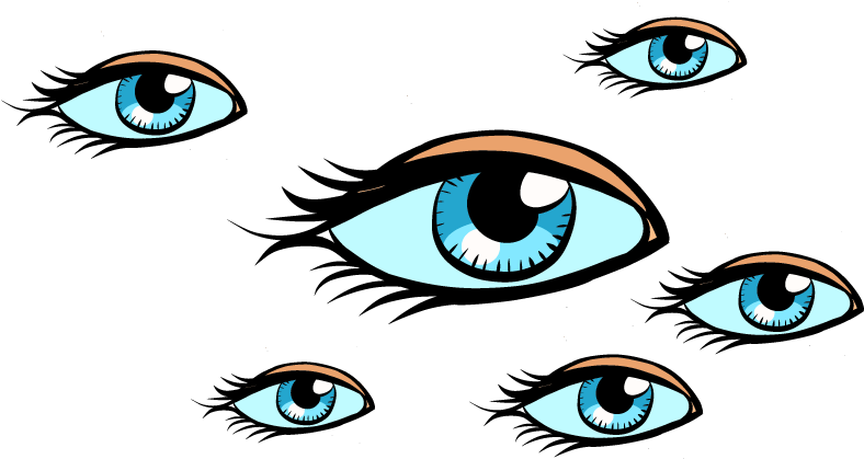 Ill Eyes - Illustration (1250x1250)