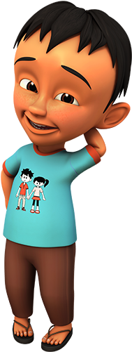 Upin Dan Ipin - Fizi Upin Dan Ipin (250x500)