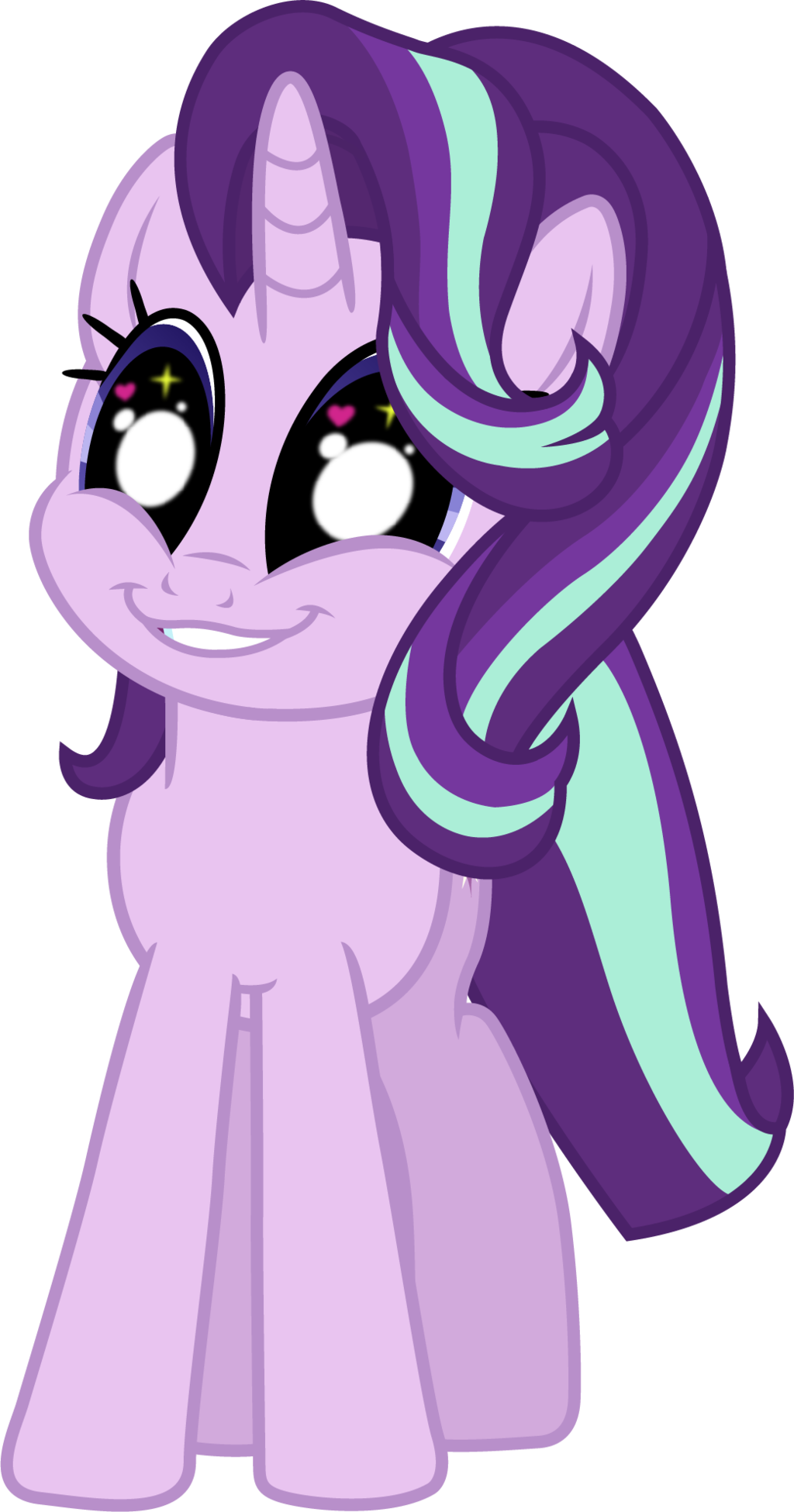 Starlight Glimmer Wonder Face Vector By Davidsfire - Starlight Glimmer Cute Face (1024x1951)