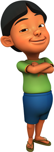 6 Mail - Upin Ipin Png (250x500)