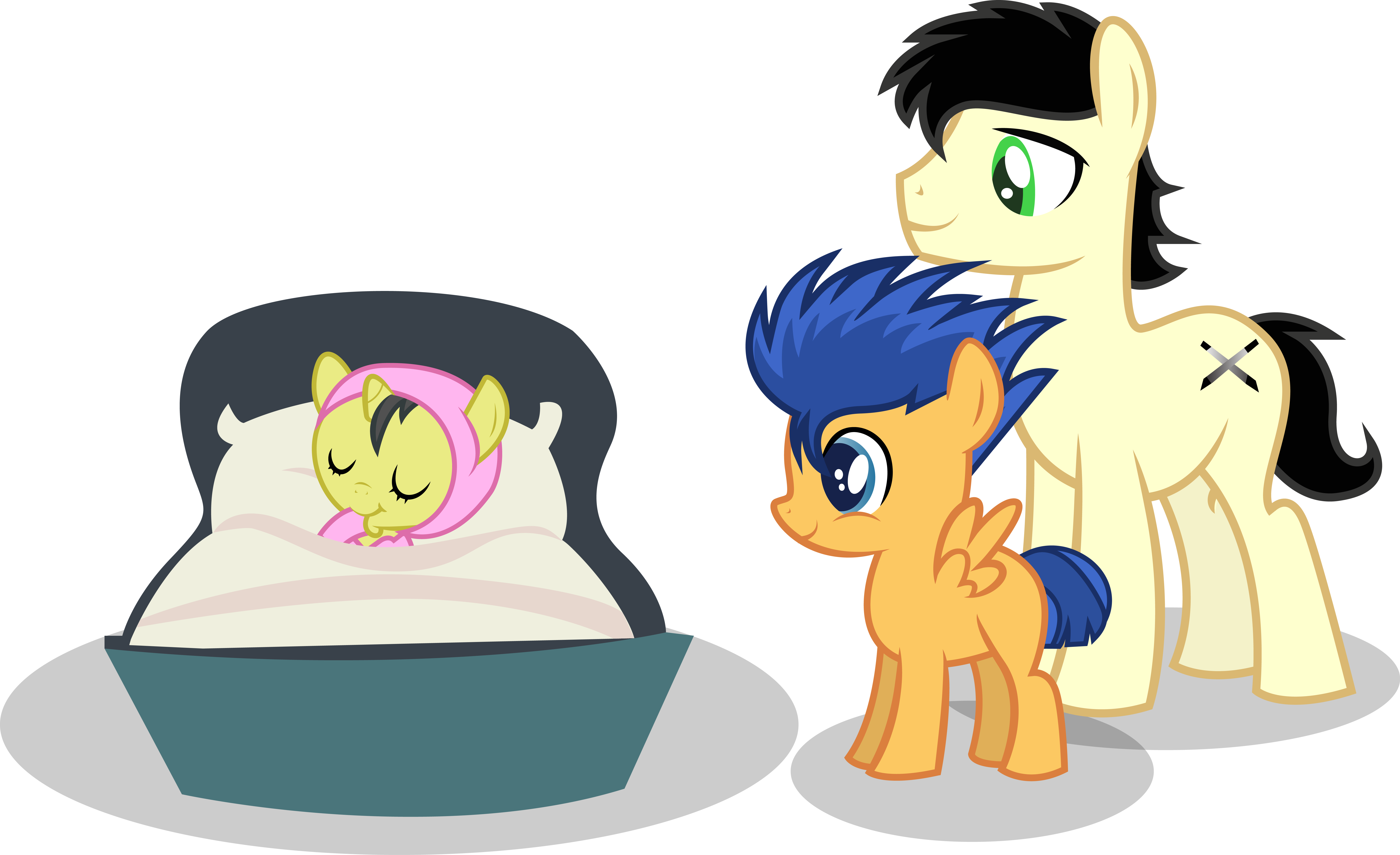 Meet Your New Sister By Paulysentry - Mlp Flash Sentry Sister (7206x4399)