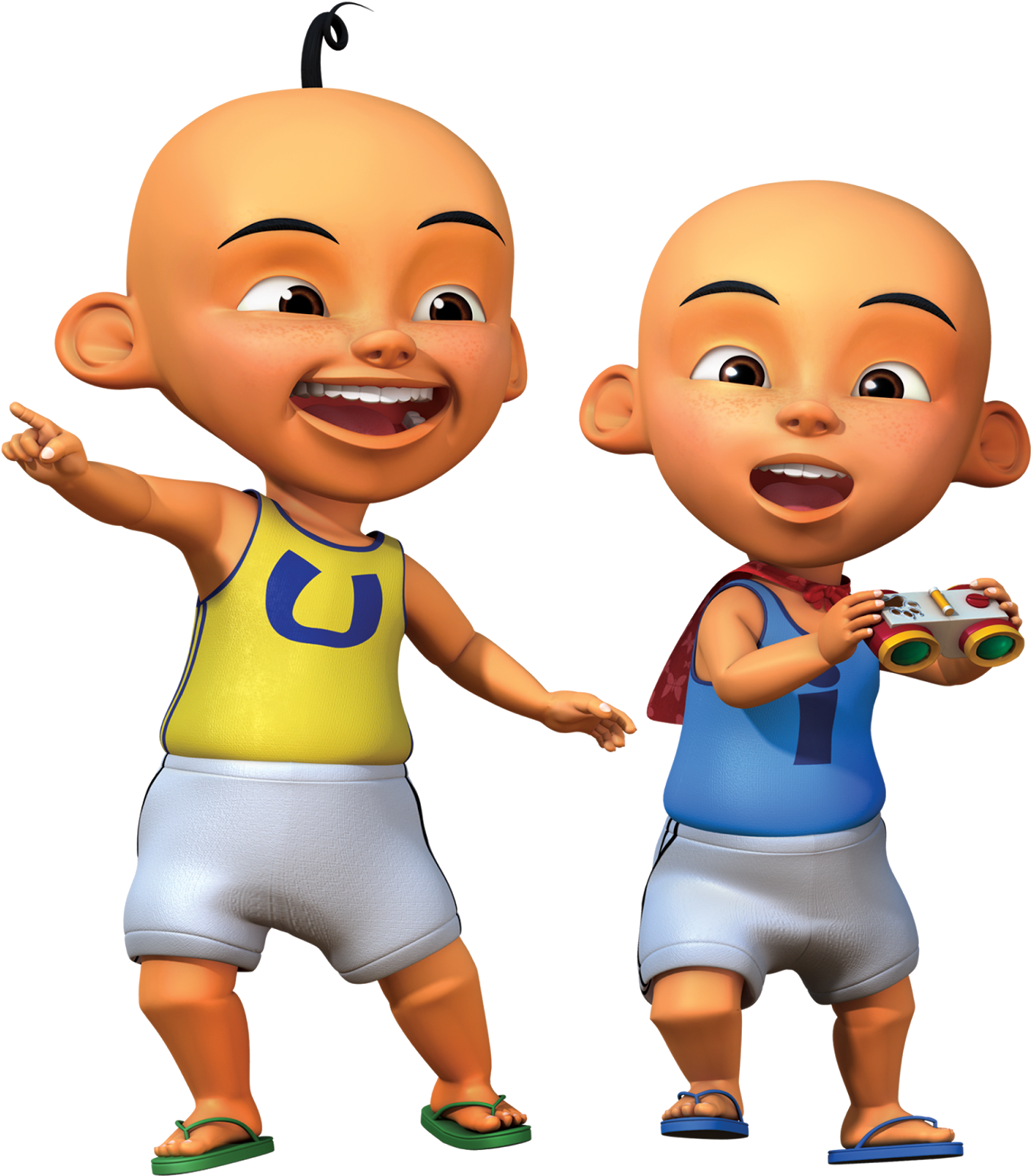 Upin Ipin Png (1547x1600)