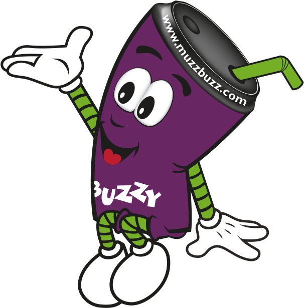 Muzz Buzz Is Iced Latte, Frappe, Milkshake, Ice Chocolate, - Chocolate (618x635)