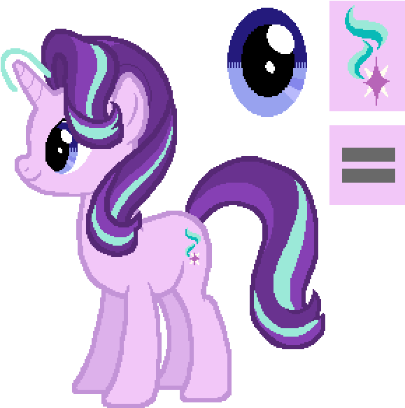Starlight Glimmer - Starlight Glimmer Color Guide (600x600)