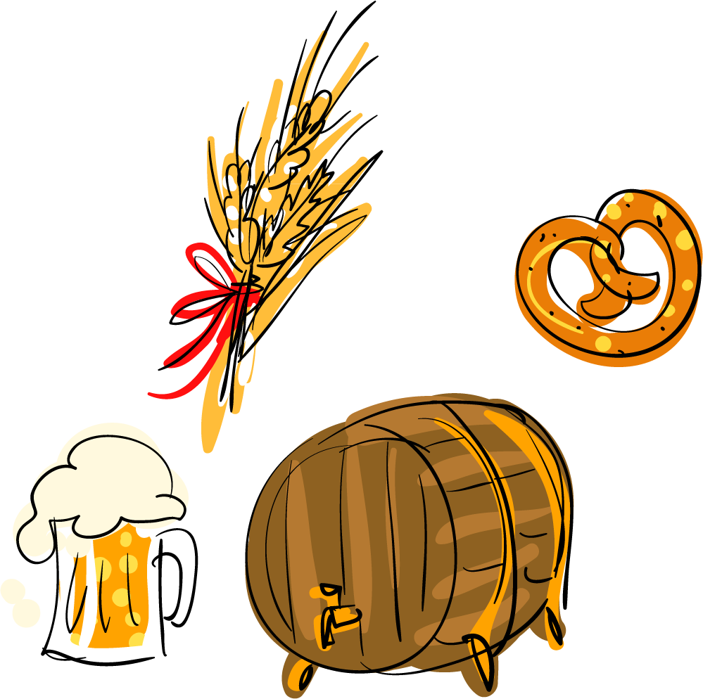 Oktoberfest Barrel Alcoholic Beverage - Oktoberfest Barrel Alcoholic Beverage (999x994)