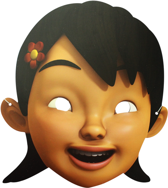 Upin & Ipin Mask Face - Upin & Ipin Mask Face (640x640)