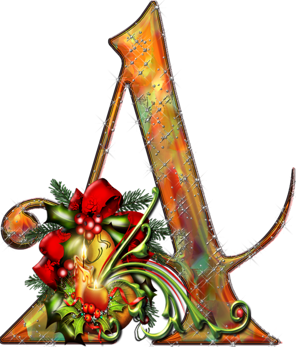 Alphabet De Noel 18 11 - Letter (600x704)