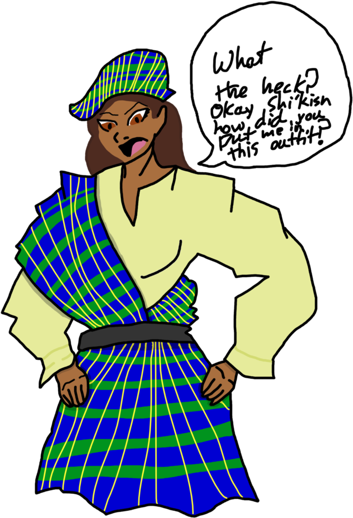 Scottish Apache Tg By Sireontip Colored By Animefan-279 - Cartoon (738x1083)