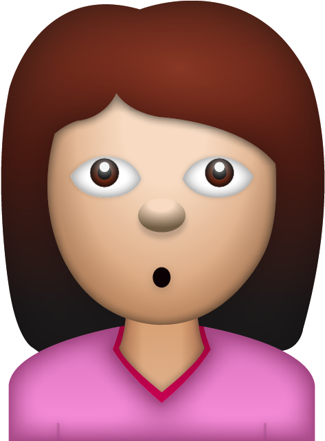 Download Ai File - Woman Emoticon (640x640)