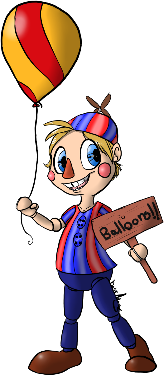 Fnaf - Cute Balloon Boy Fnaf (888x1282)