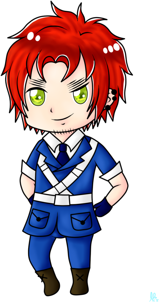 [aph] Chibi Scotland By Igikomix - Chibi Scotland Hetalia (600x975)