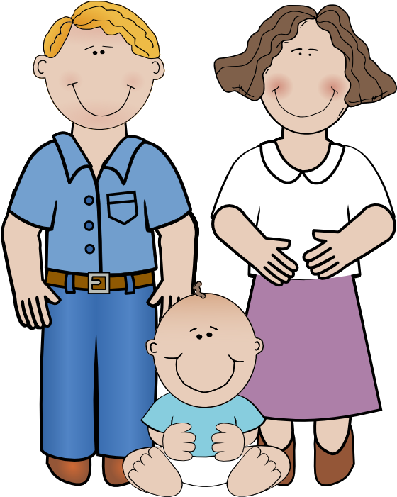 Parents Clip Art - Daddy Clip Art (598x700)