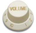 Psv V Wh Standard Plastic Knob Strat* Style White - Circle (800x800)