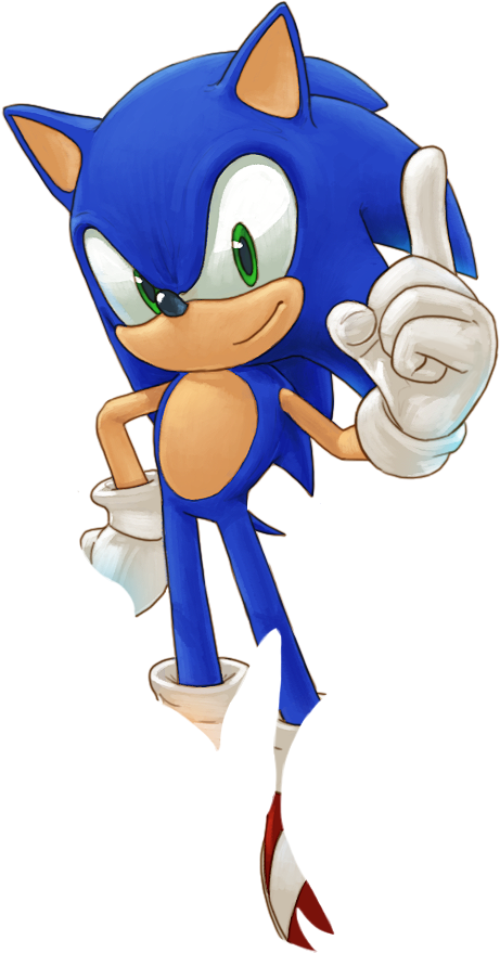 Sonic The Hedgehog Transparent Background - Goanimate Sonic The Hedgehog (461x879)