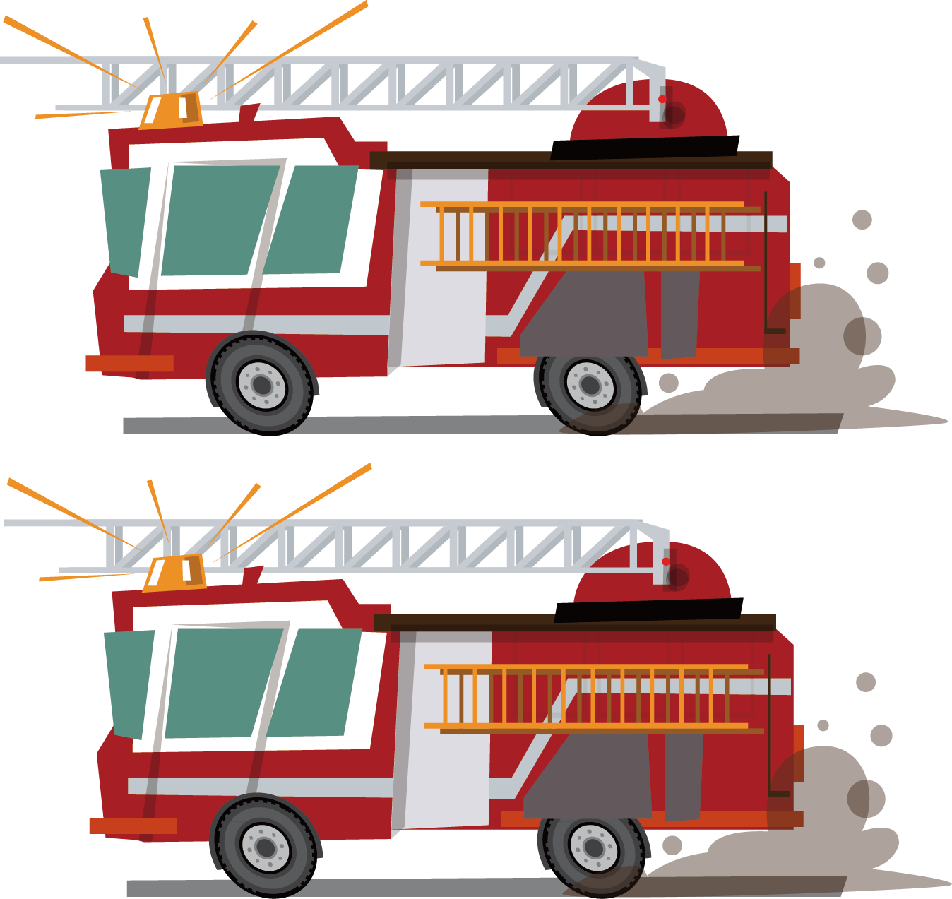 Fire Engine Car Fire Station - Fire Engine Car Fire Station (1348x1273)