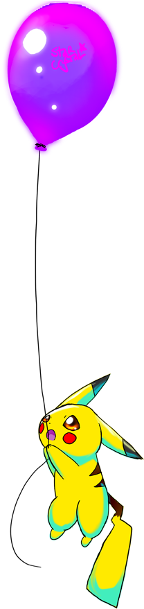 That Balloon Stole My Pikachu By Star-crystal - Cartoon (409x914)