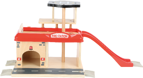 Fire Station - Small Foot By Legler Hasičská Stanice S Příslušenstvím (480x354)