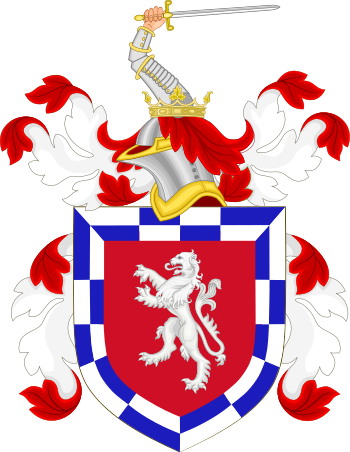 Coat Of Arms Of William "bigfoot" Wallace - Queen Mary University Of London (350x452)