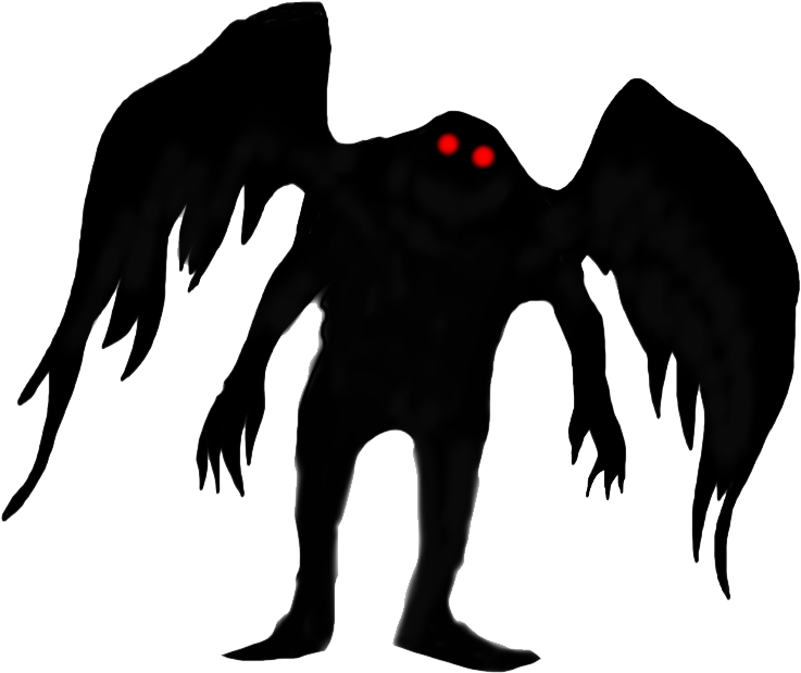 Bigfoot Mothman Clip Art - Bigfoot Mothman Clip Art (893x636)