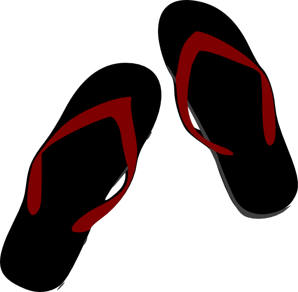 Sandals Clipart (600x587)