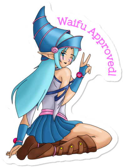 You're Waifu Approved - Cartoon (650x650)