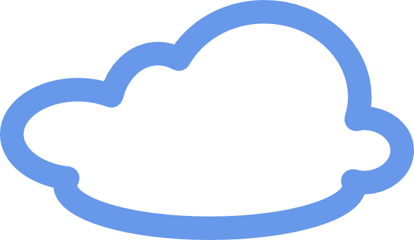 Cloud Alone Clip Art Vector Online Royalty Free & Public - Cloud (600x349)