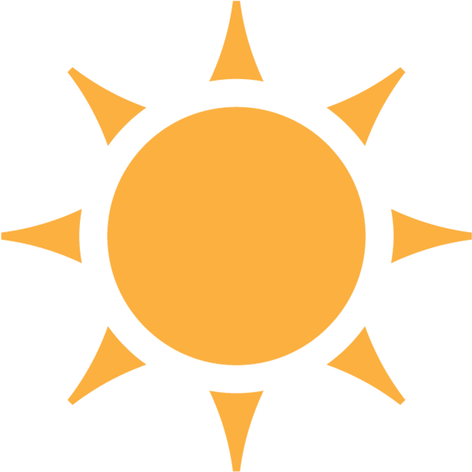 Daytime - Blue Sun Clipart (700x700)