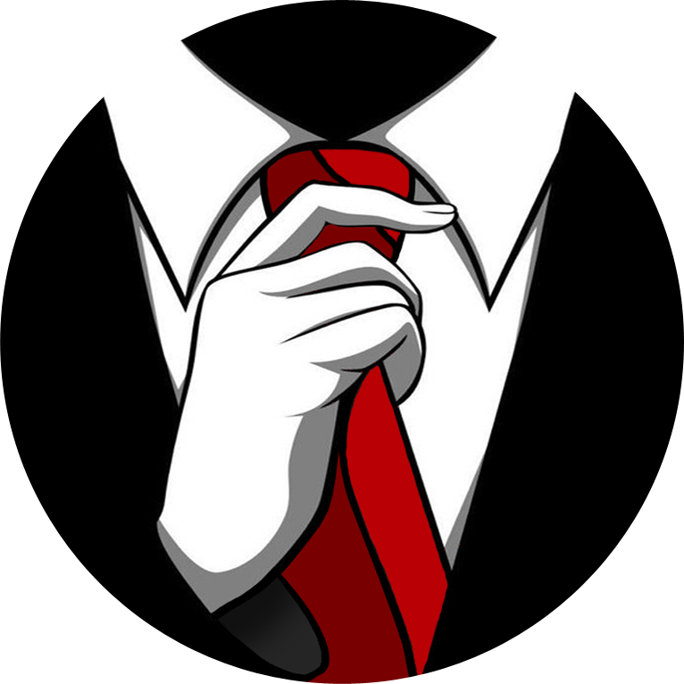 Anonymous Suit Aluminum Keychain Keychains (766x766)