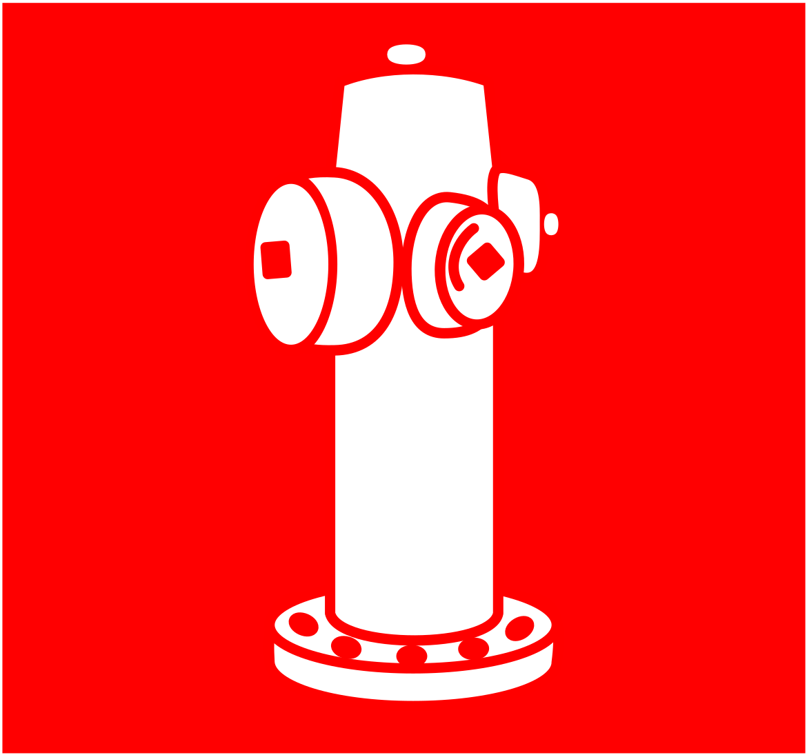 Fire Hydrant By D4v1d G1kxft Clipart - Letrero De Extintor Medidas (2400x1855)